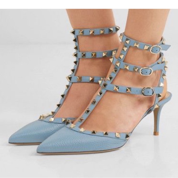 Valentino Garavani Rockstud Caged
Heels Light Blue/Pastel - Size 42 EU
(US 12) - Picture 11 of 11